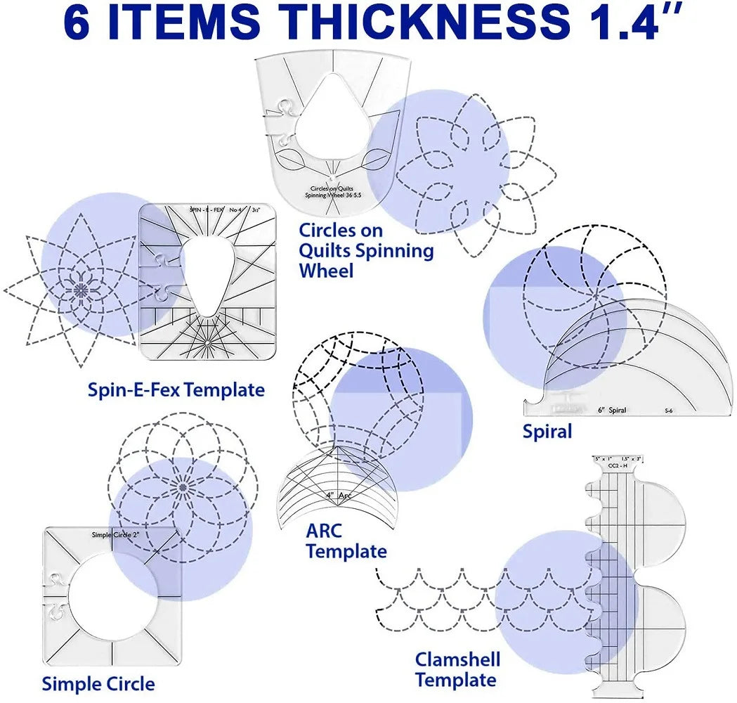 StitchGrid – Patchwork Template Set