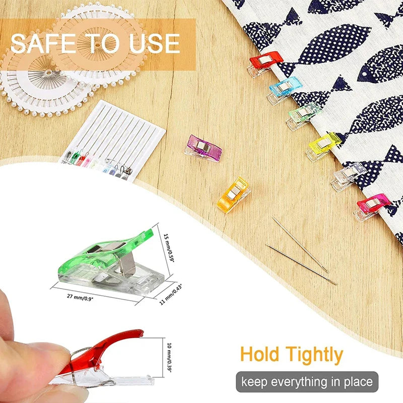 ClipCraft – Colorful Sewing Clips Set
