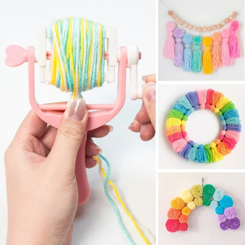 PomTwirl – Handheld Yarn Pom Pom & Tassel Maker Kit