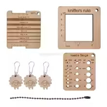 Knitiva – Knitting Gauge Ruler Set
