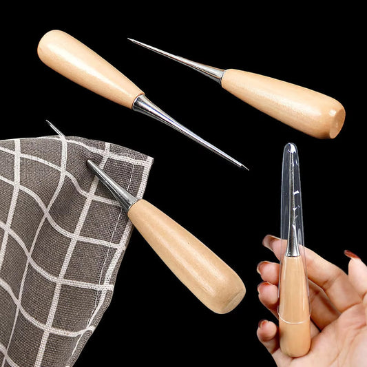StitchPro – 2PCS Wooden Handle Awl Set