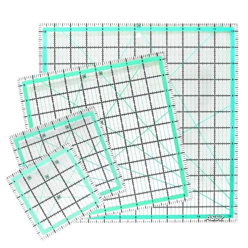 QuiltPal – 4PCS Square Quilting Ruler Set