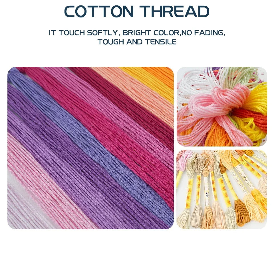 StitchBloom – Spring Seasons Embroidery Kit