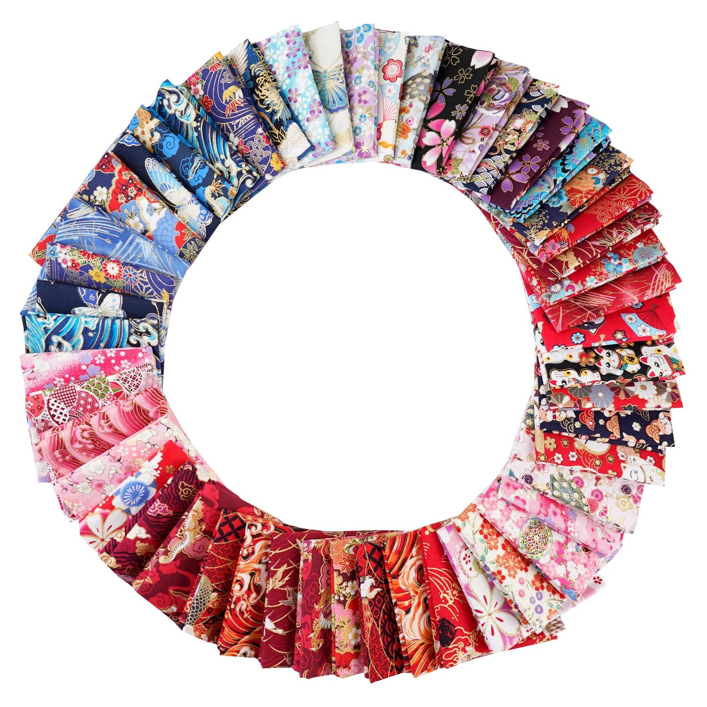 FloweryStitch – Japanese Cotton Fabric Squares