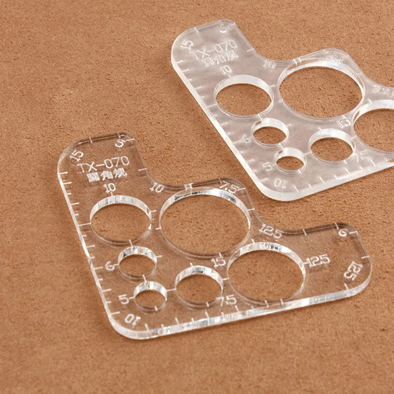 PatchCurve – Acrylic R-Shaped Corner Cutter Template