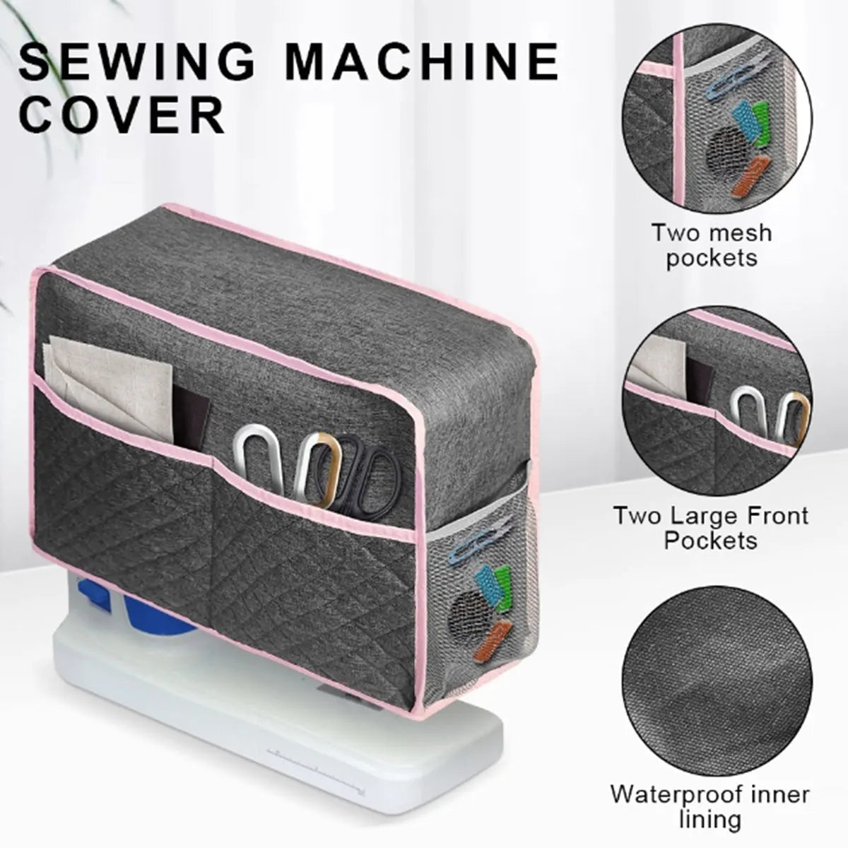 StitchCover – Waterproof Sewing Machine Dust Cover