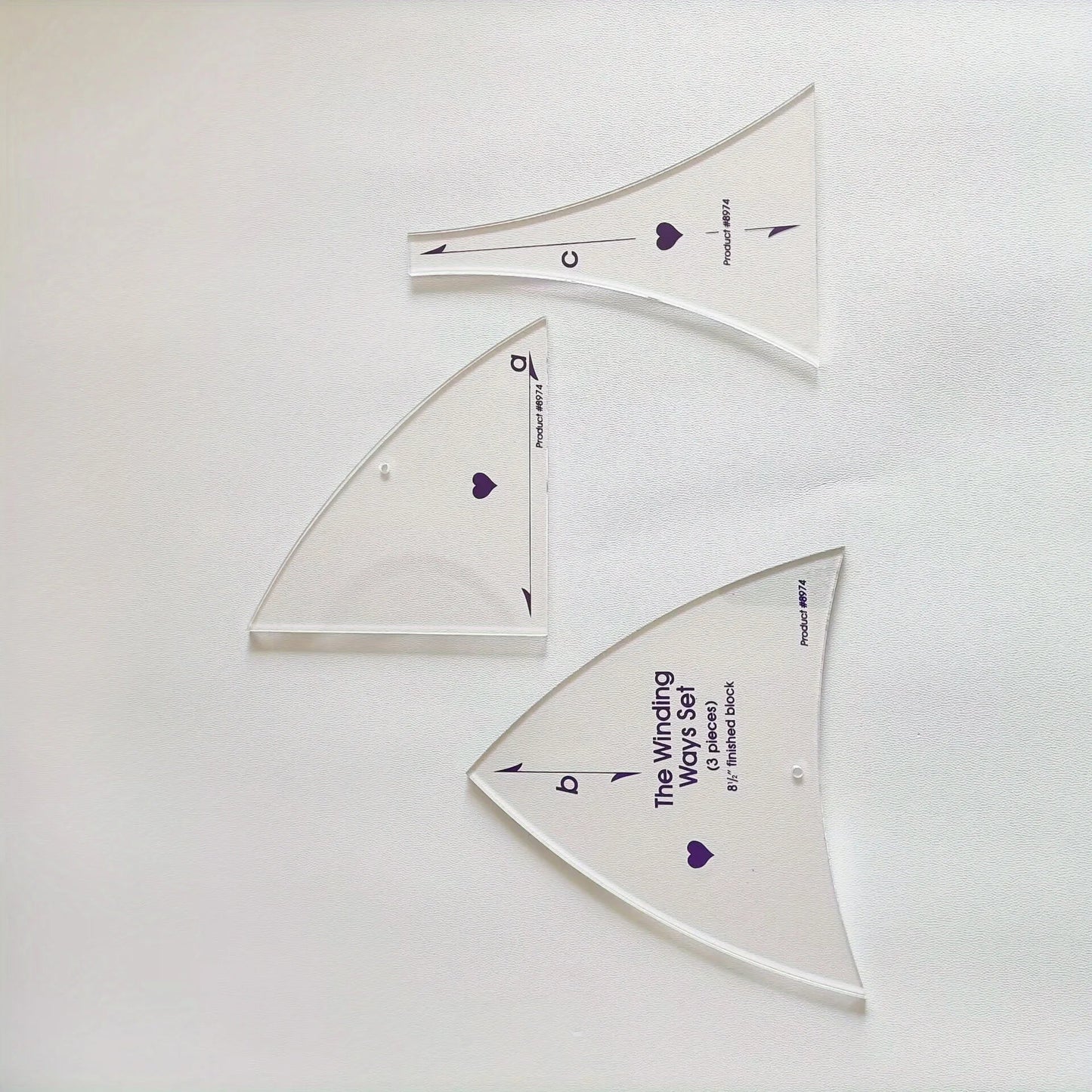 MeasurePal – 3-Piece Quilting Template Set