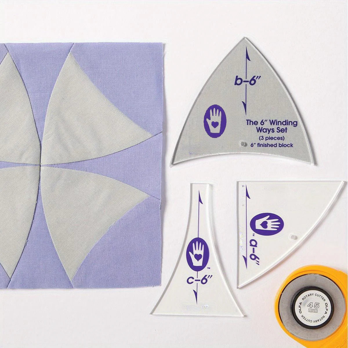 MeasurePal – 3-Piece Quilting Template Set