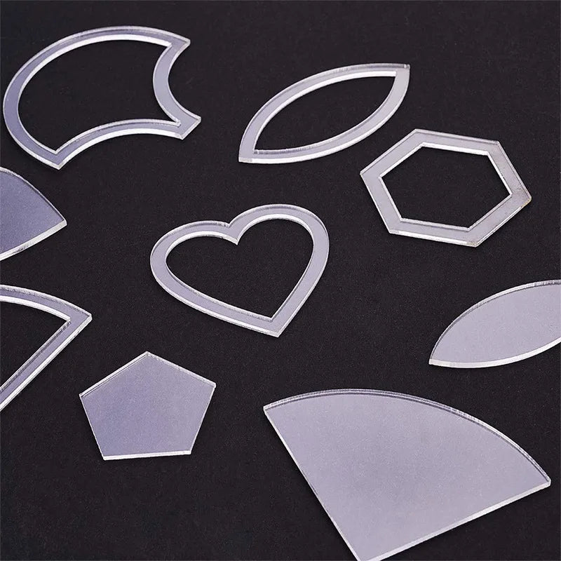 AllShapes – 54pcs Quilting Template Set