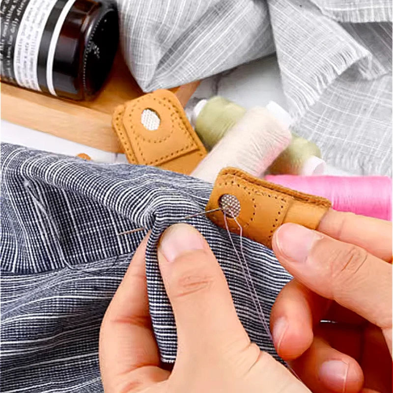 FingerGuard – Leather Finger Protector for Sewing