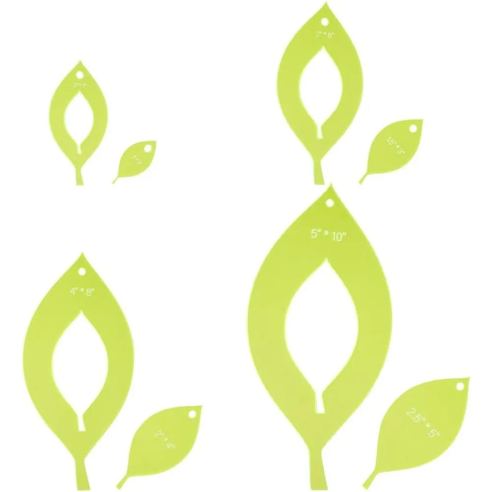 LeafSew – Acrylic Quilting Template Set