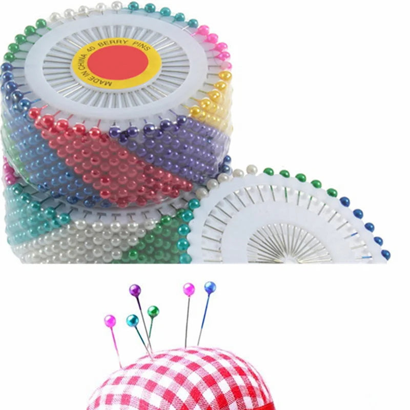 PearlQuilt – 480 Pcs Round Head Sewing Pins