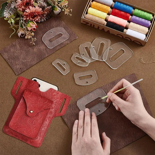 BeltQuilt – 8 Pcs Acrylic Quilting Template Set