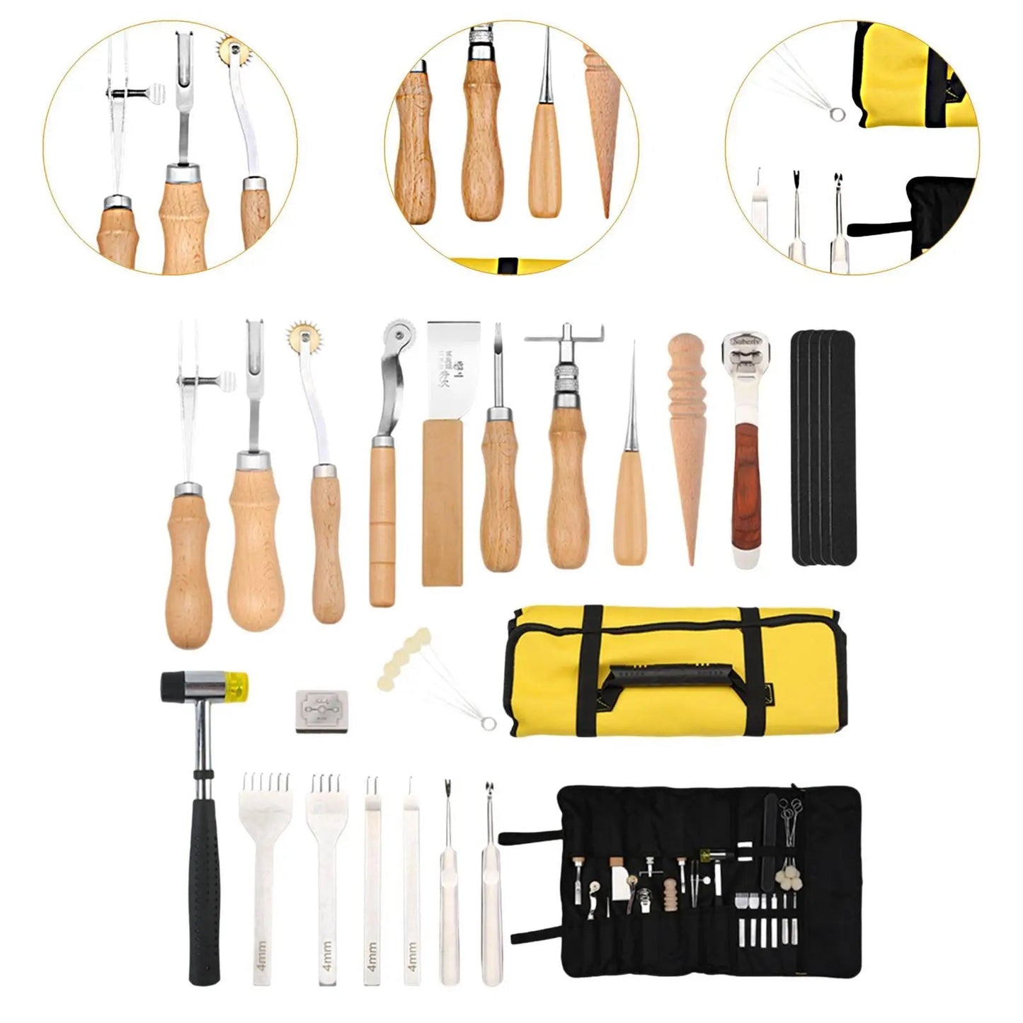 LeatherExpert – 29PCS PU Leather Working Kit