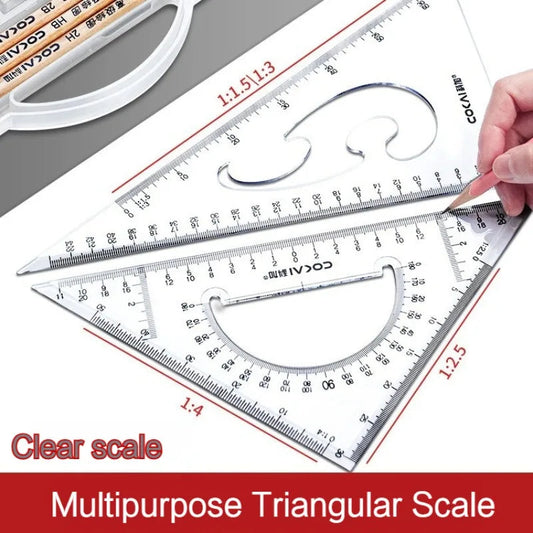 TriMaster – 2 Piece Triangle Ruler Set