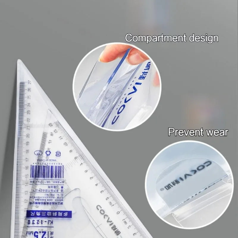 TriMaster – 2 Piece Triangle Ruler Set