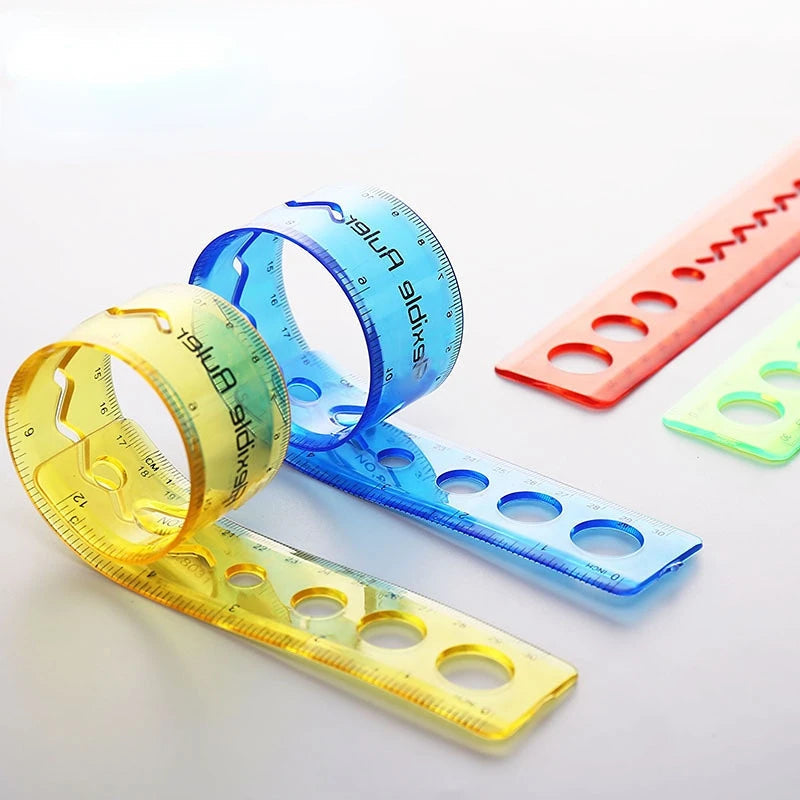 Measury – 2pcs Multicolor Flexible Soft Ruler Set