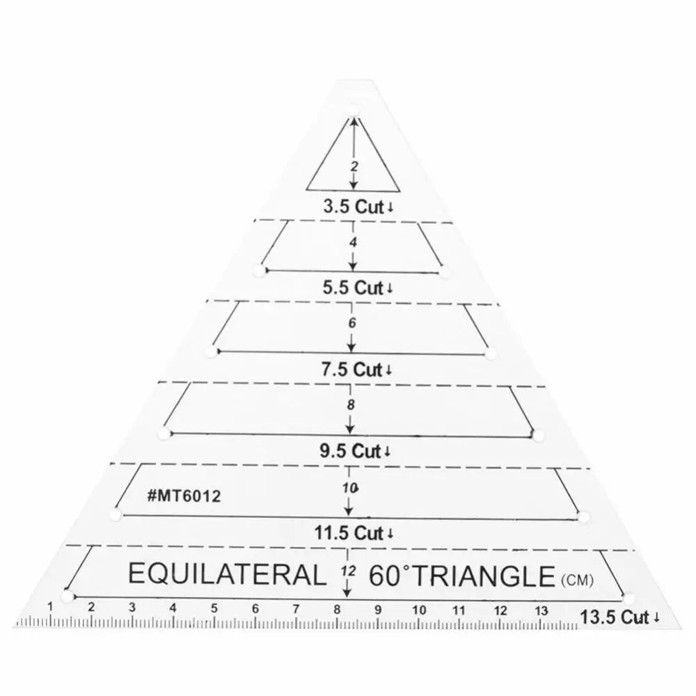 TailorExp – 4Pcs Transparent Patchwork Quilting Ruler Set