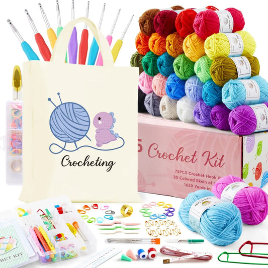 StitchCarry – Beginner Crochet &amp; Knitting Starter Set