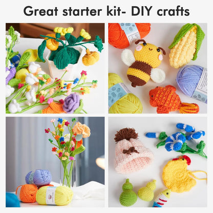 StitchCarry – Beginner Crochet &amp; Knitting Starter Set