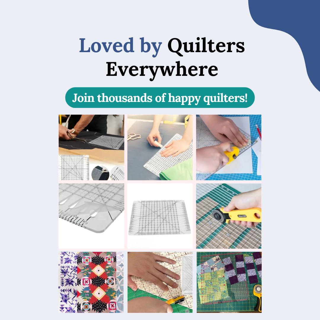 Using A Slotted Ruler QuiltMaster - Slotted Cutting Ruler – thecraftyculture