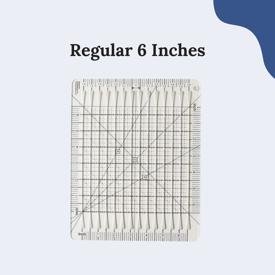 Numbers Slotted Ruler QuiltMaster - Slotted Cutting Ruler – thecraftyculture
