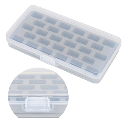 BobbinNestia – 28-Slot Transparent Bobbin Storage Case