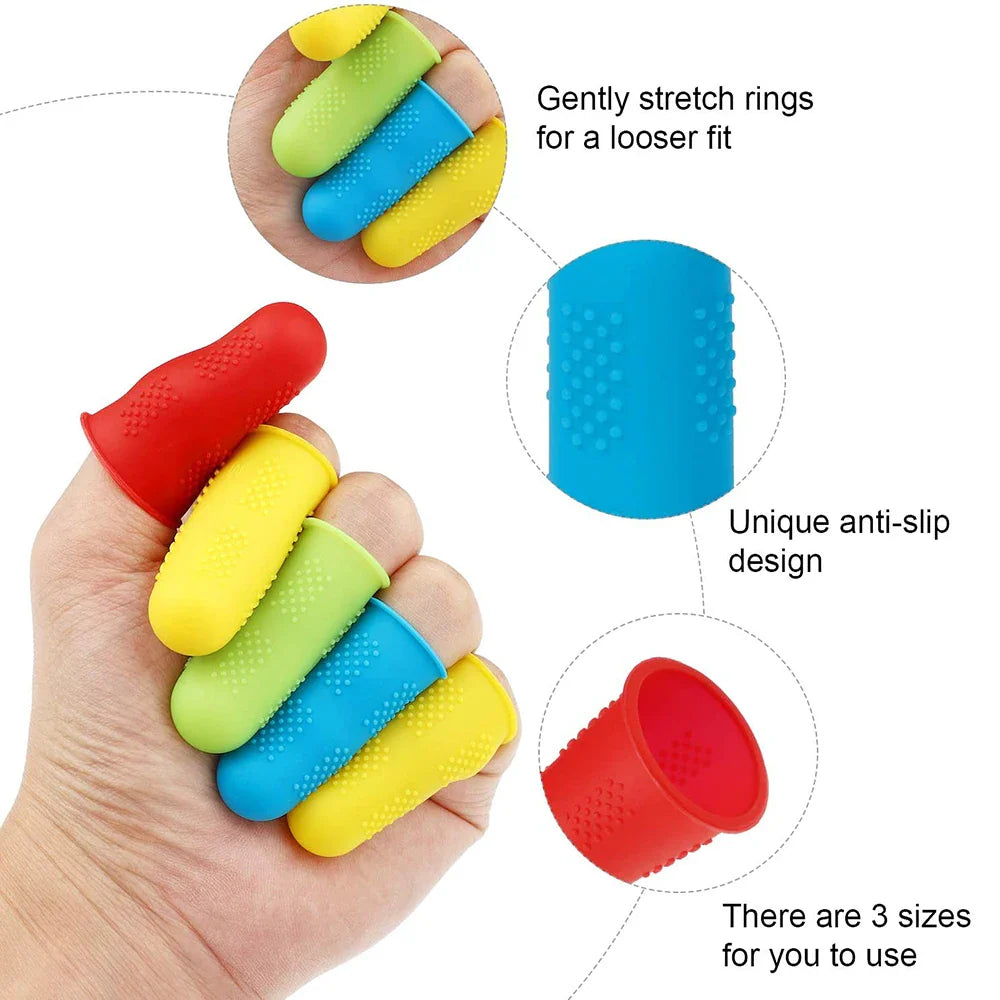 FingerGuardia – Silicone Quilting & Sewing Finger Protector Set