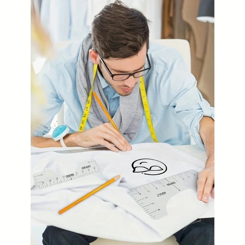 PrintAligna – T-Shirt Ruler Guide Set