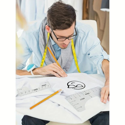 PrintAligna – T-Shirt Ruler Guide Set