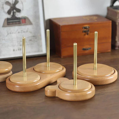 YarnSpin – Wooden Yarn Holder & Spinning Stand