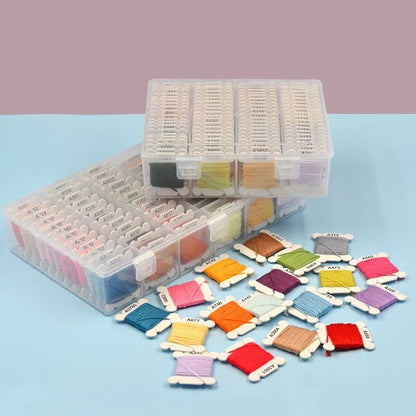 ThreadSpectrum – 80 Color Embroidery & Sewing Thread Set