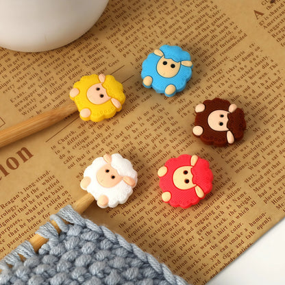 NeedleLock – Knitting Needle Stopper Caps Set