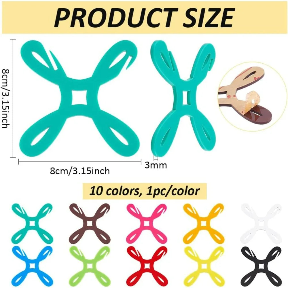 ThreadHalow – Acrylic Yarn Bobbin Organizer Set