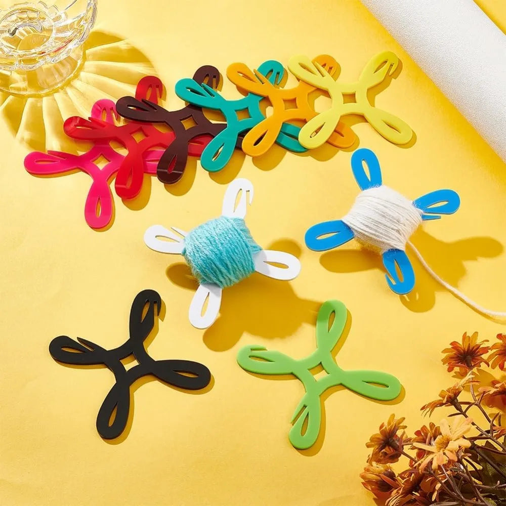 ThreadHalow – Acrylic Yarn Bobbin Organizer Set