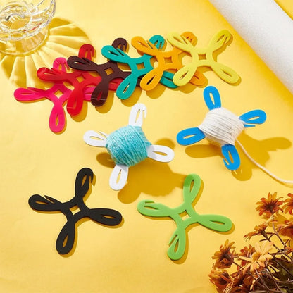 ThreadHalow – Acrylic Yarn Bobbin Organizer Set