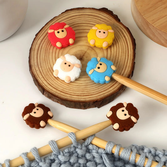 NeedleLock – Knitting Needle Stopper Caps Set