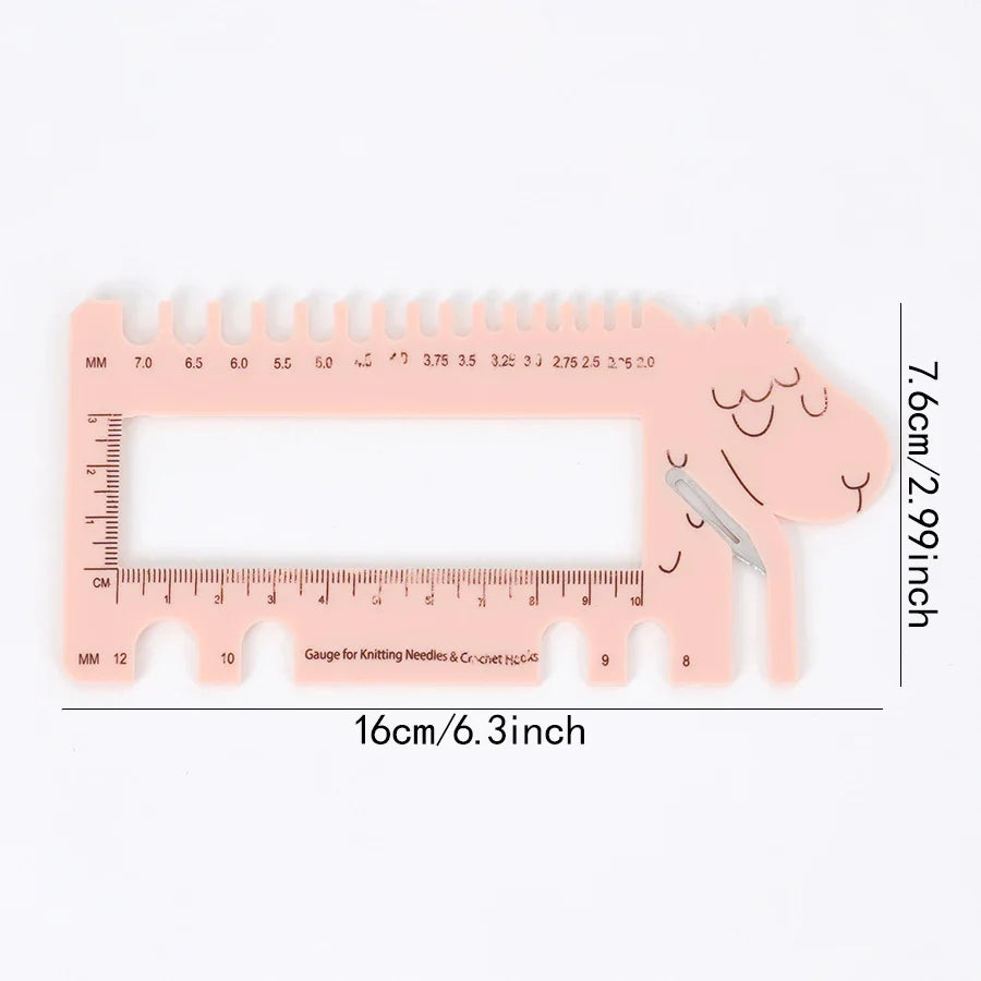 KnitSheep – Sheep Shaped Crochet Gauge & Ruler Tool