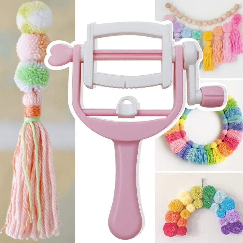 PomTwirl – Handheld Yarn Pom Pom & Tassel Maker Kit