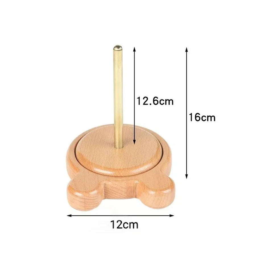 YarnSpin – Wooden Yarn Holder & Spinning Stand