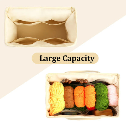 YarnCove – Large Capacity Knitting & Crochet Storage Bag
