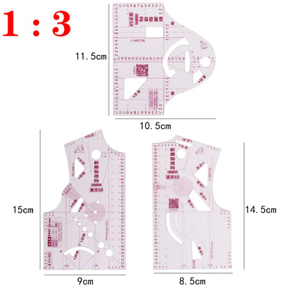 CurveMate – 3-Piece French Curve Sewing