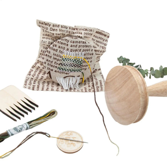 Darnella – Wooden Mushroom Sock Darning & Repair Kit