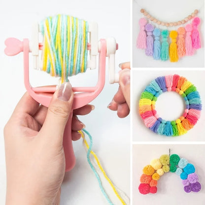 PomTwirl – Handheld Yarn Pom Pom & Tassel Maker Kit