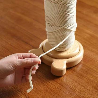 YarnSpin – Wooden Yarn Holder & Spinning Stand