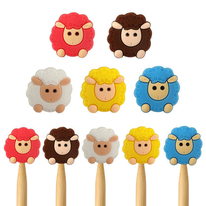 NeedleLock – Knitting Needle Stopper Caps Set