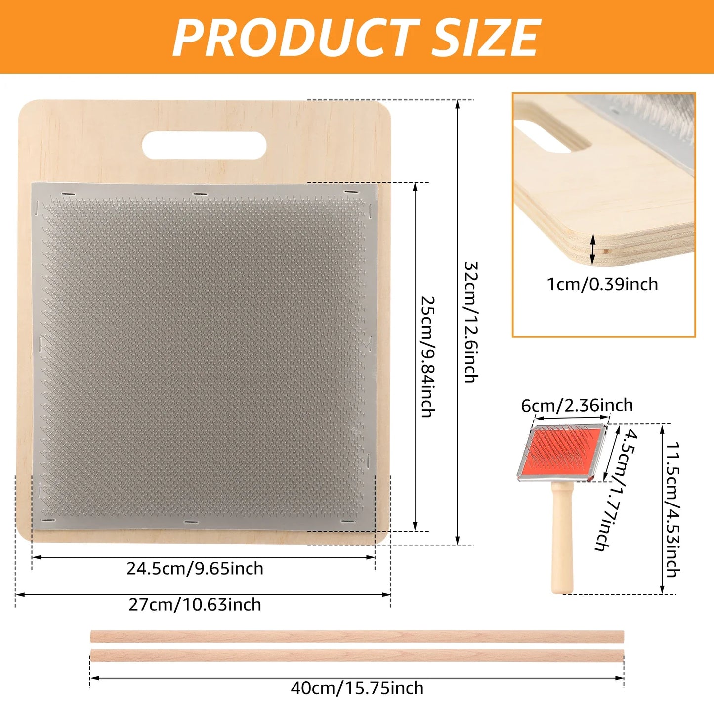 FeltWeave – Premium Wool Blending Board Set
