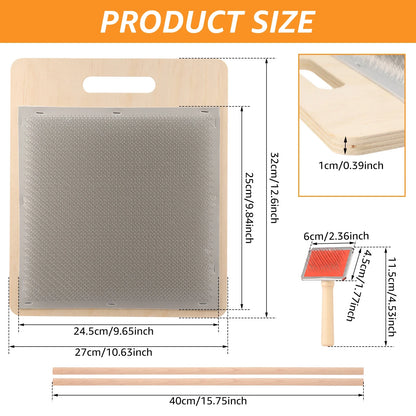 FeltWeave – Premium Wool Blending Board Set