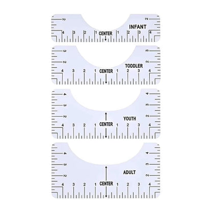 TeeAlign - T-Shirt Alignment Ruler Set
