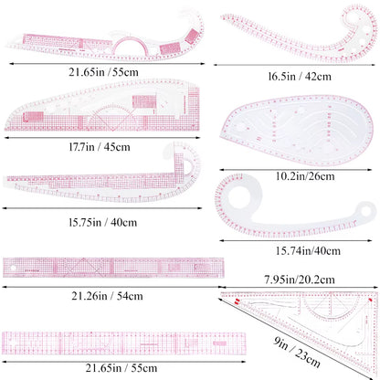 CurveCraft – French Curve Ruler Set